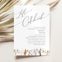 Boho Autumn Wildflower | Let's Celebrate