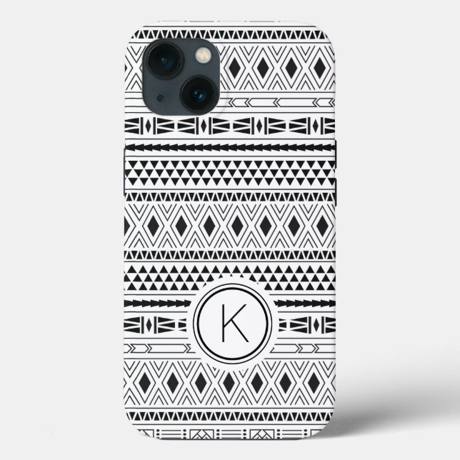 Boho Aztec Tribal Pattern Case-Mate iPhone Case (Back)