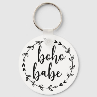 Boho Babe Wreath Keychain