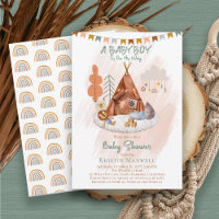 Boho Baby Boy Teepee and Toys Baby Sprinkle