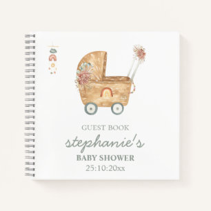 Boho Baby Carrie Baby shower Livre d'or