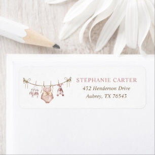 Boho Baby Clothes Boy Baby Shower Return Address