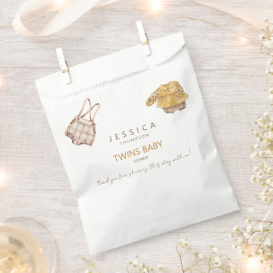 Boho Baby Clothes Twins Baby Shower Favour Bags