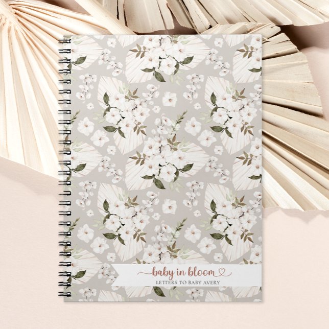 Boho Baby in Bloom Letters to Baby Journal Noteboo (letters to baby mother to be journal)