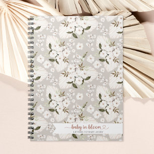 Boho Baby in Bloom Lettres to Baby Journal Noteboo