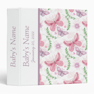 Boho Baby Newborn Photo Album 3 Ring Binder