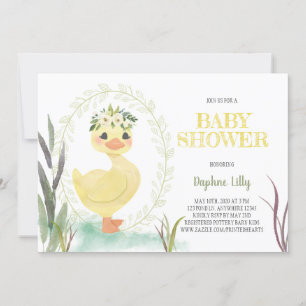 ​ Boho Baby shower à canicules Invitation Sage Jau