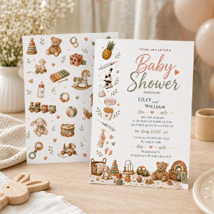 Boho Baby Shower Invitation IVF Journey