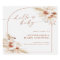 Boho Baby Shower Welcome Sign, Modern Pampas Grass