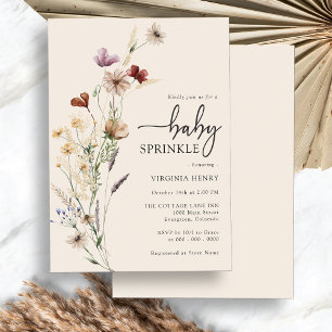 Boho Baby Sprinkle  Invitation