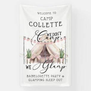 Boho Bachelorette Glamping Party Under The Stars Banner