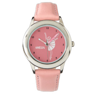 Boho Ballerina Ballet Tutu Girl Practice Pink  Watch