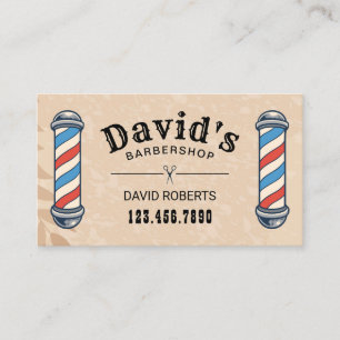 Boho Barbershop Appointment Card   Leave a review