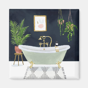 Boho Bath I Magnet