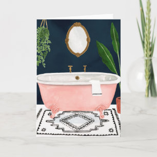 Boho Bath II Card