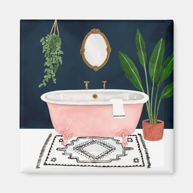 Boho Bath II Magnet (Front)