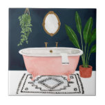 Boho Bath II Tile<br><div class="desc">Boho Bath II by Victoria Borges</div>