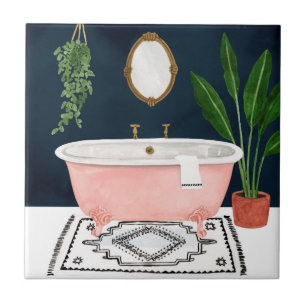 Boho Bath II Tile