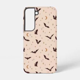 Boho Bats and Stars Halloween Pattern Samsung Galaxy Case
