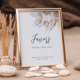 Boho Beach Favours Poster