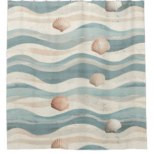 Boho Beach Seashell Waves