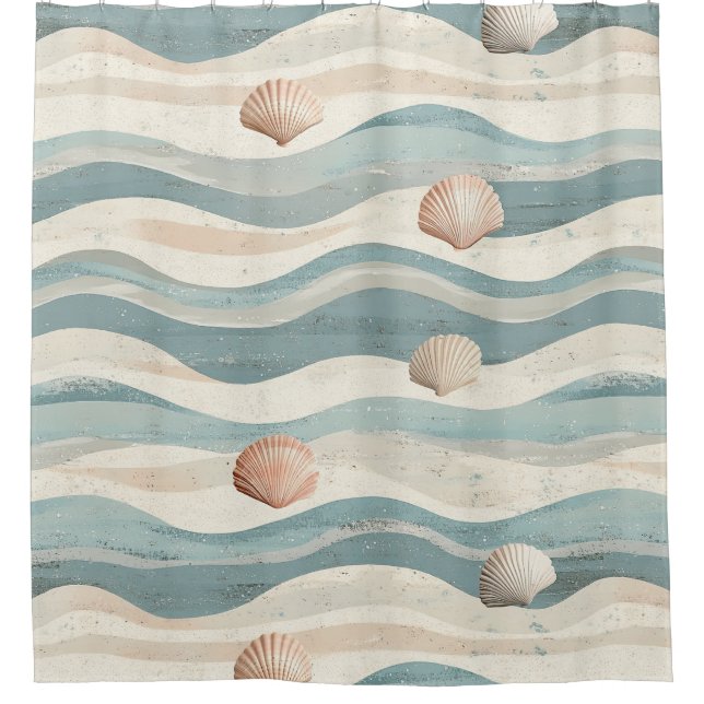 Boho Beach Seashell Waves (Front)
