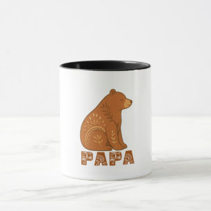 Boho Bear Papa Mug
