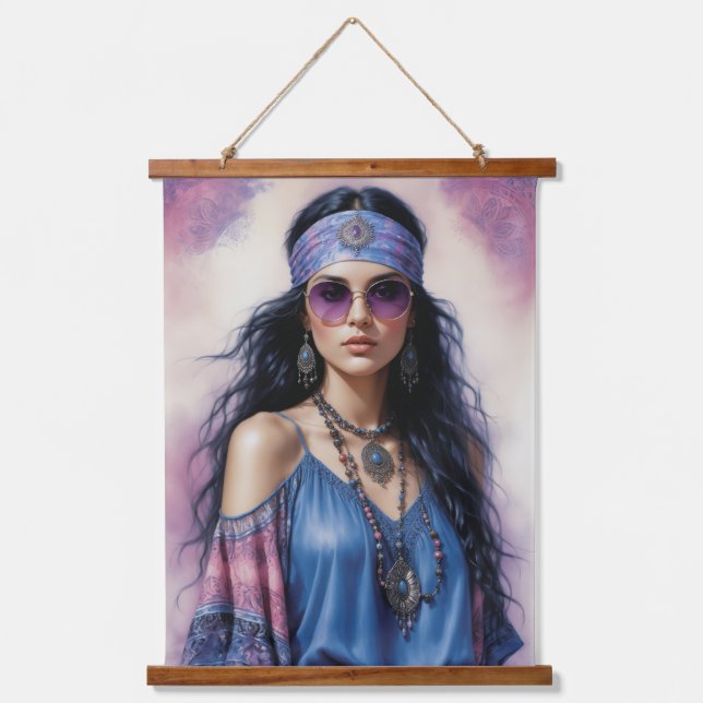 Boho Beauty Hanging Tapestry (Front)