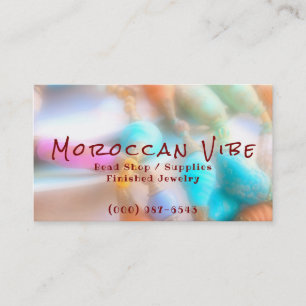 Boho Bijouterie Artiste Cartes de visite