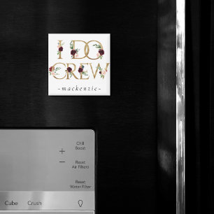 Boho Bling Bachelorette Bridal Party I Do Crew Magnet