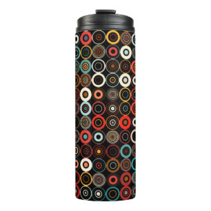 Boho Bliss Multicolor Circle Thermal Tumbler