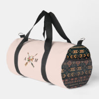 Boho Blooms and Arrows Monogrammed