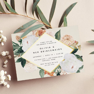 Boho Blooms Floral Bridesmaids Luncheon or Brunch