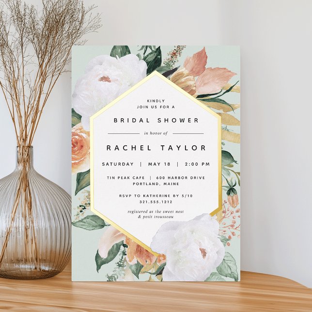 Boho Blooms Modern Floral Bridal Shower (Creator Uploaded)