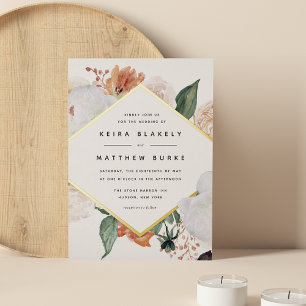 Boho Blooms   Modern Geometric Floral Wedding