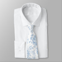 Boho Blue Porcelain Floral Wedding Groomsmen Gift