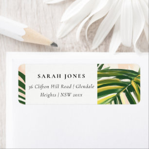 Boho Blush Green Tropical Palm Beach Adresse :