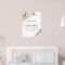 Boho blush pink floral gold bridal shower welcome 