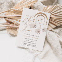 Boho Blush Pink Sheep Mobile Baby Shower