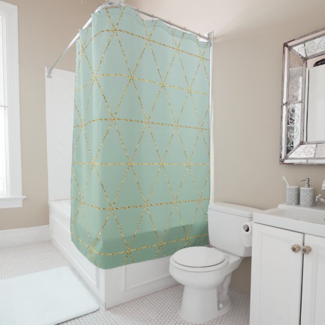 Boho Bohemian Chic Gold & Mint Geometric Glam (In Situ)