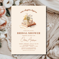 Boho Book New Chapter Begins Floral Bridal Shower