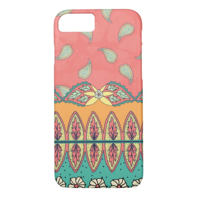 Boho Border iPhone 7 Case (Back)