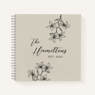 Boho Botanical Guest Book Wedding