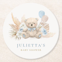 Boho Boy Teddy Bear Baby Shower Party Decorations