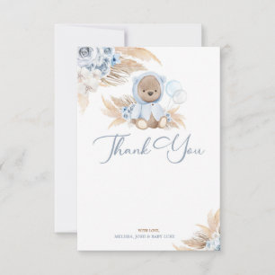 Boho Boy Teddy Bear Merci plat