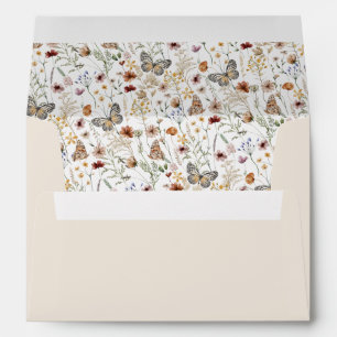Boho Bridal Shower Envelope