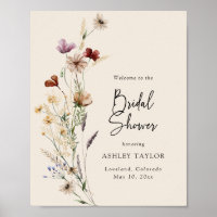 Boho Bridal Shower Poster