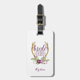Boho Bride Tribe Luggage Tag