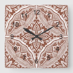 Boho Briella Square Wall Clock