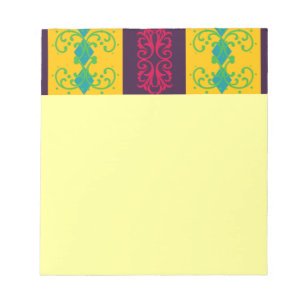Boho Brocade Stripe Notepad